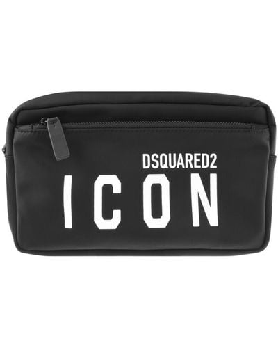 DSquared² Icon Wash Bag - Black