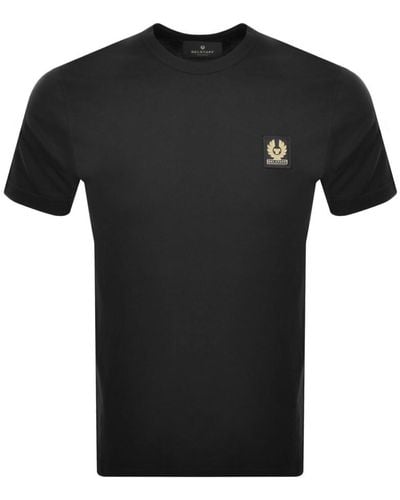 Belstaff Short Sleeve Logo T Shirt - Black