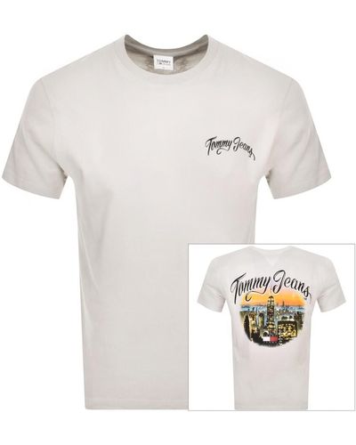 Tommy Hilfiger Vintage City T Shirt Off - White
