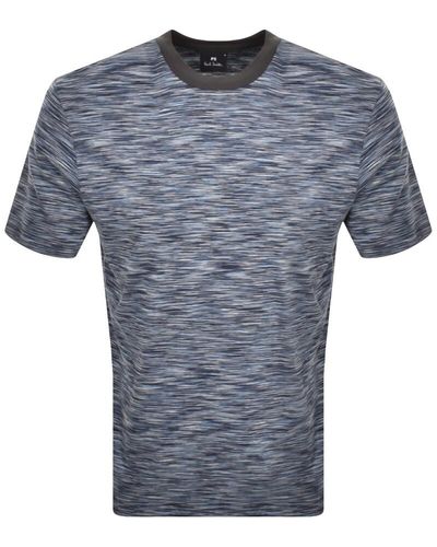 Paul Smith Space Dye T Shirt - Blue