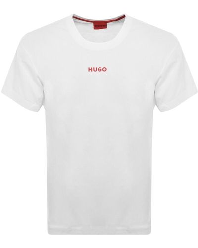 HUGO Loungewear Linked T Shirt - White