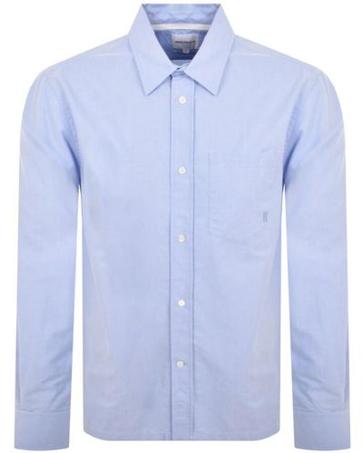 Norse Projects Algot Relaxed Oxford Shirt - Blue