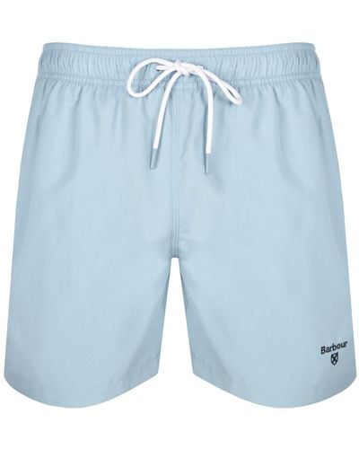 Barbour Staple Logo Swim Shorts - Blue