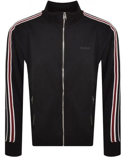 HUGO Dalpens Full Zip Sweatshirt - Black