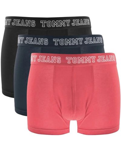 Tommy Hilfiger 3 Pack Boxer Trunks - Pink