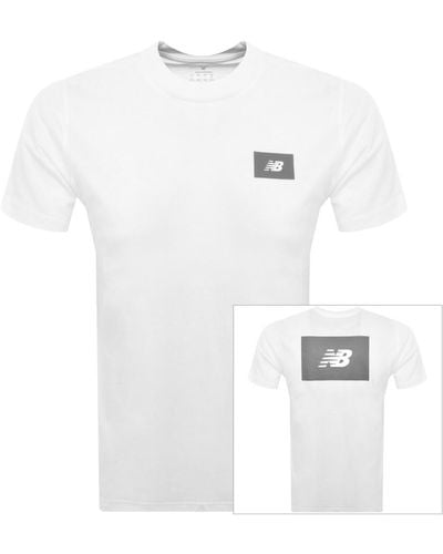 New Balance Logo T Shirt - White