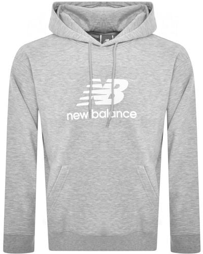 New Balance Sport Essentials Logo Hoodie - Grey