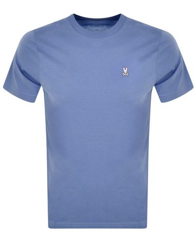 Psycho Bunny Classic Crew Neck T Shirt - Blue