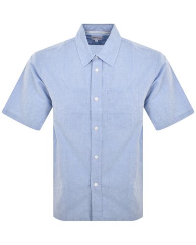 Norse Projects Ivan Relaxed Fit Shirt - Blue