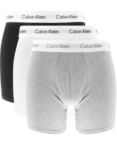 Calvin Klein Underwear 3 Pack Boxer Shorts - White