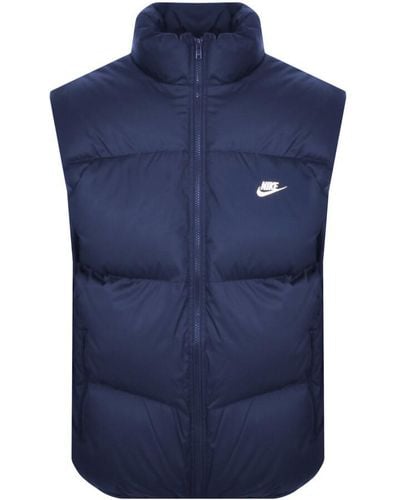 Nike Sportswear Club Primaloft® Water-repellent Puffer Gilet 50% Recycled Polyester - Blue