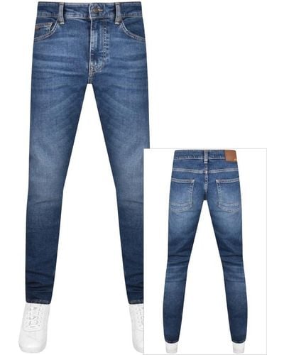 BOSS Boss Delaware Slim Fit Jeans - Blue