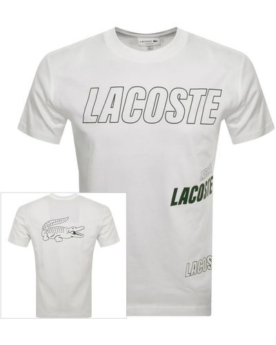 Lacoste Logo T Shirt - White