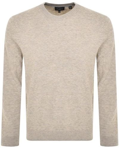 Ted Baker Knit Sweater - Natural