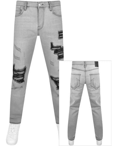 True Religion Rocco Slim Fit Jeans - Gray