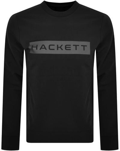 Hackett Heritage Crew Neck Sweatshirt - Black