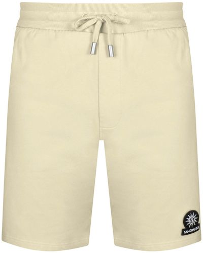 Sandbanks Badge Logo Shorts - Natural
