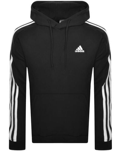 adidas Originals Adidas Sportswear Three Stripes Hoodie - Black