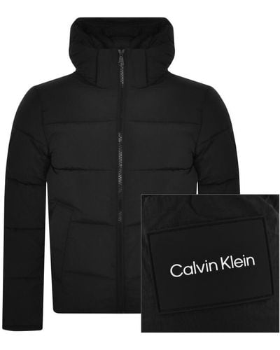 Calvin Klein Nylon Puffer Jacket - Black