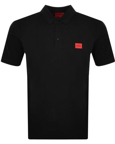 HUGO Dereso 232 Polo T Shirt - Black