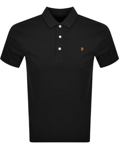 Farah Blanes Polo T Shirt - Black