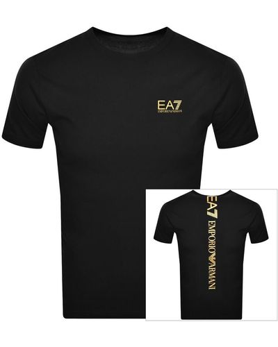 EA7 Emporio Armani Logo T Shirt - Black