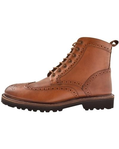 Oliver Sweeney Milbrook Brogue Boots - Brown