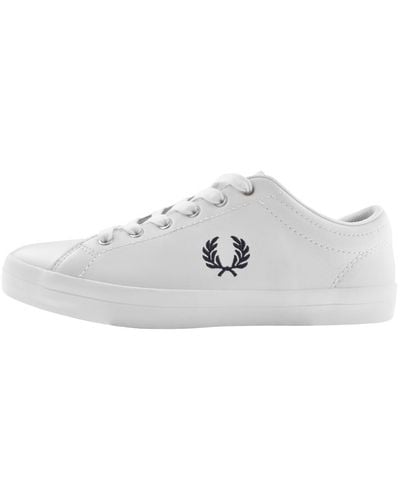 Fred Perry Baseline Leather Sneakers - White