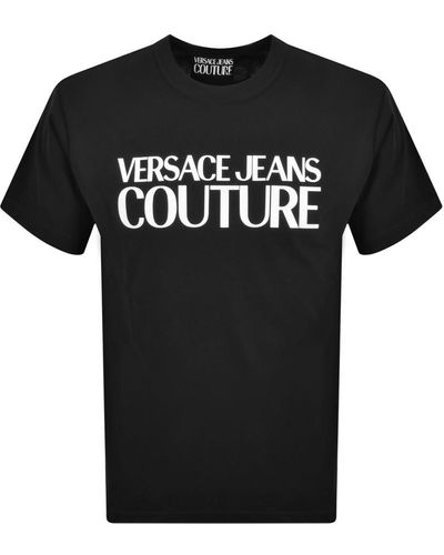Versace Couture Logo T Shirt - Black