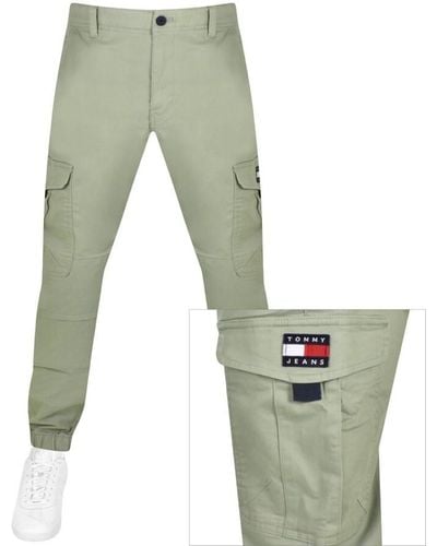 Tommy Hilfiger Ethan Twill Cargo Trousers - Green