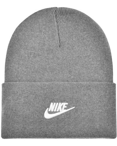 Nike Futura Cuffed Knit Beanie Hat - Grey
