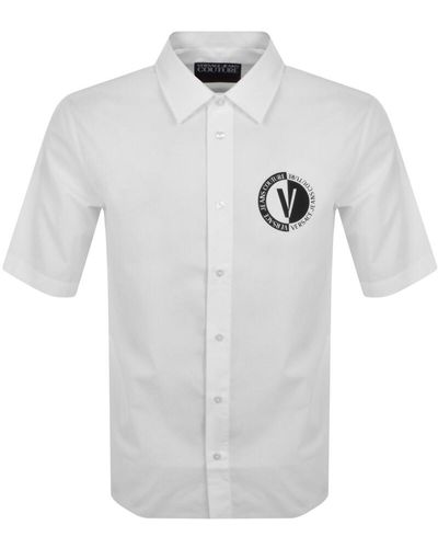 Versace Jeans Couture Couture Short Sleeve Shirt - Gray