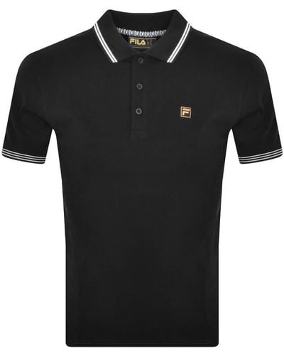 Fila Soren Polo T Shirt - Black