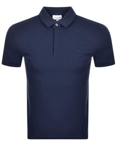 Lacoste Short Sleeved Polo T Shirt - Blue