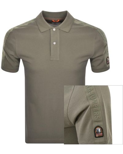 Parajumpers Space Polo T Shirt - Gray