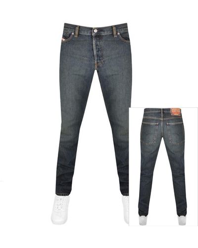 DIESEL 1995 Slim Fit Mid Wash Jeans - Blue
