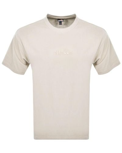 Ellesse Himon Logo T Shirt - Natural