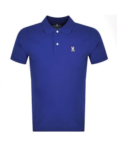Psycho Bunny Classic Polo T Shirt - Blue