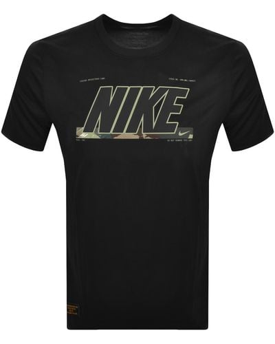 Nike Training Logo T Shirt - Black