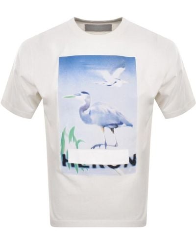 Heron Preston Censored Heron Logo T Shirt - Blue