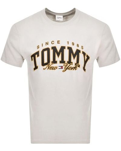 Tommy Hilfiger Varsity T Shirt - White
