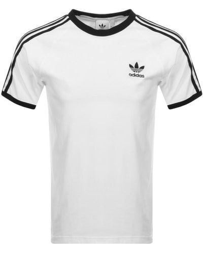 adidas Originals Adidas 3 Stripe T Shirt - White