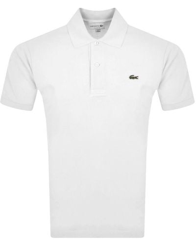 Lacoste Short Sleeved Slim Fit Polo Ph4012 - White