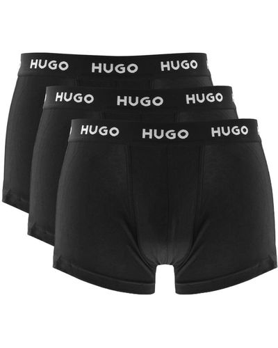 HUGO 3 Pack Trunks - Black