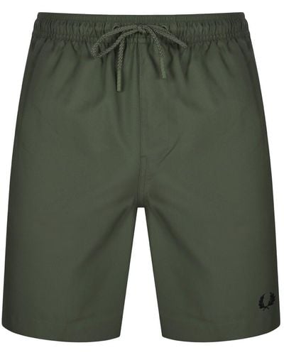 Fred Perry Classic Swim Shorts - Green