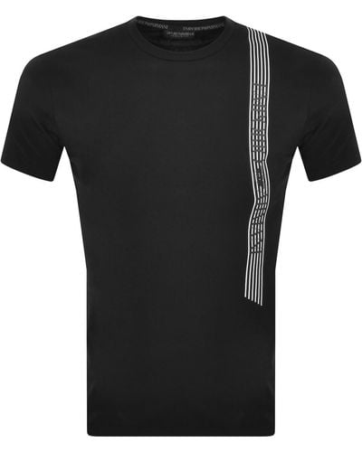 Armani Emporio Lounge Logo T Shirt - Black