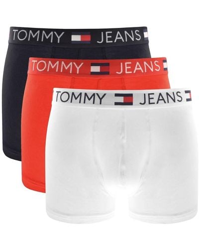 Tommy Hilfiger 3 Pack Boxer Trunks - White