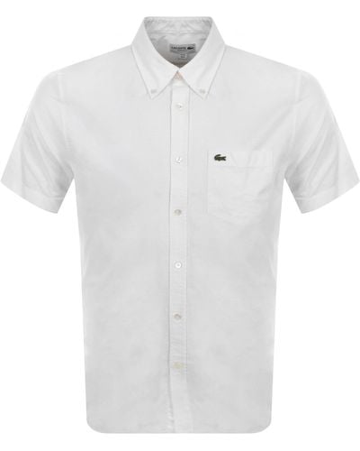 Lacoste Short Sleeved Shirt - White