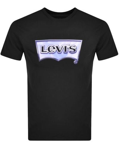 Levi's Logo Crew Neck T Shirt - Black