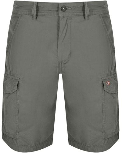Napapijri Noto 2.0 Cargo Shorts - Gray